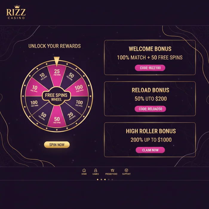 Rizz Casino Bonus
